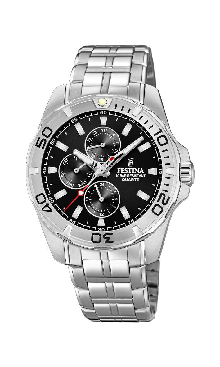 FESTINA H. STÅL MULTIFUNKTION