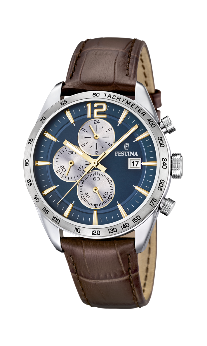 FESTINA H. STÅL CHRONO REM