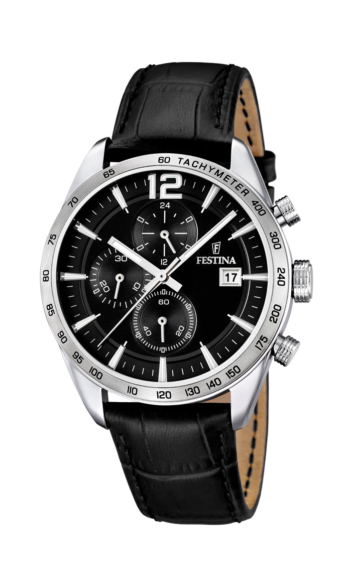 FESTINA H. STÅL CHRONO REM