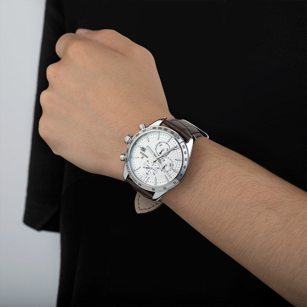 FESTINA H. STÅL CHRONO REM